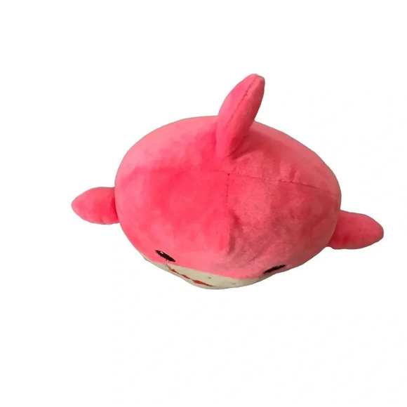 Peek a Book pink plush shark 10" - Picture 3 of 3